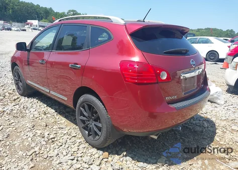 2011 Nissan Rogue Sv из США, поврежденный, VIN JN8AS5MV0BW314348